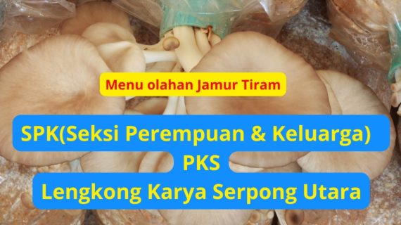 SPK PKS Kel Lengkong Karya Serpong Utara Gelar Pelatihan Olahan Jamur Tiram